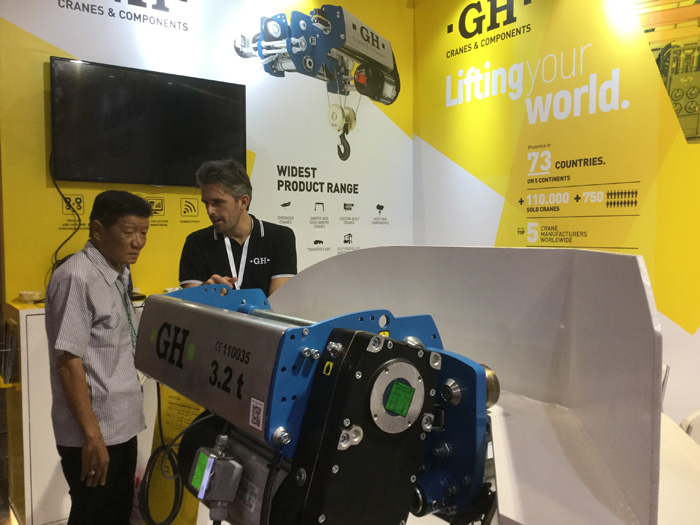 GH Cranes & Components in the exhibition Manufacturing Indonesia 2017